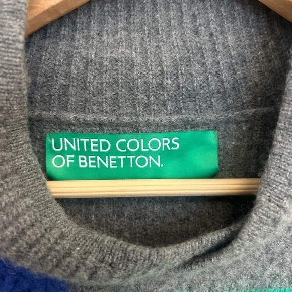 Vintage United Colors of Benetton wool sweater S-M good vintage condition rare! - Picture 4 of 12